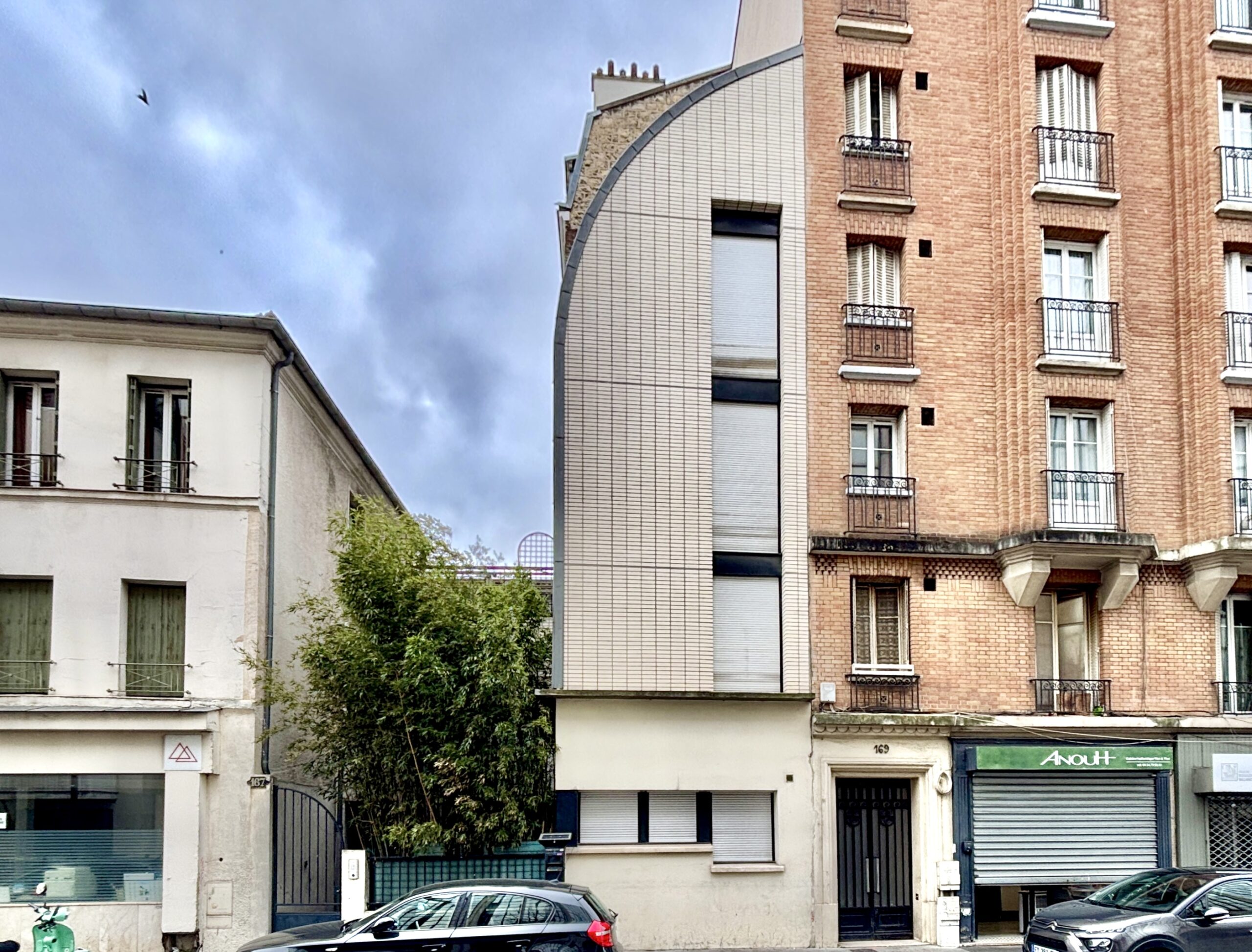 Vue maison avec terrasse Boulogne-Billancourt Les Passages