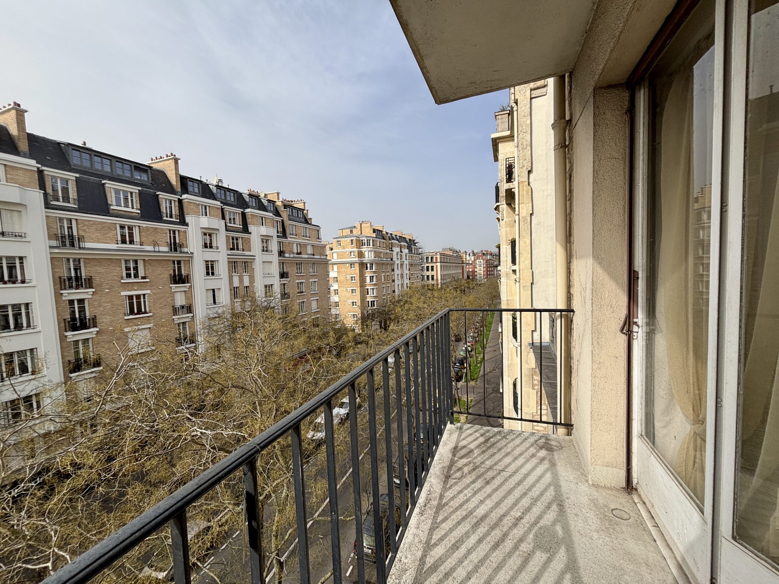 balcon d'un appartement boulevard murat